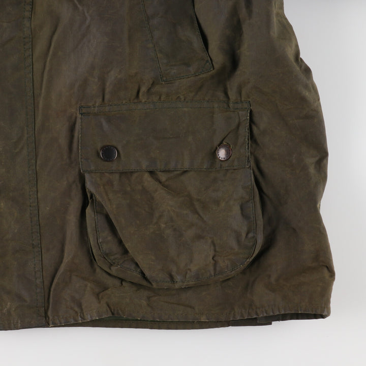 90'S Barbour BEDALE 3 Warrant Waxed Cotton Oiled Jacket Made in England C48 Men's XL /evb007246