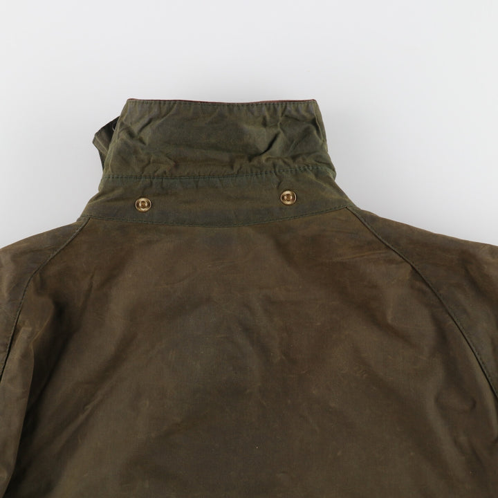 90'S Barbour BEDALE 3 Warrant Waxed Cotton Oiled Jacket Made in England C48 Men's XL /evb007246