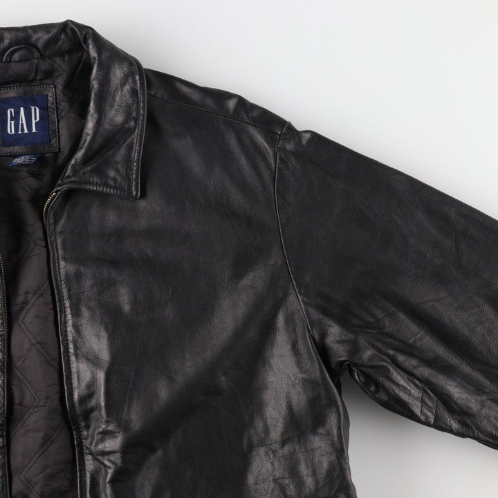 00'S GAP Leather Blouson Type Men's L Size /evb007297