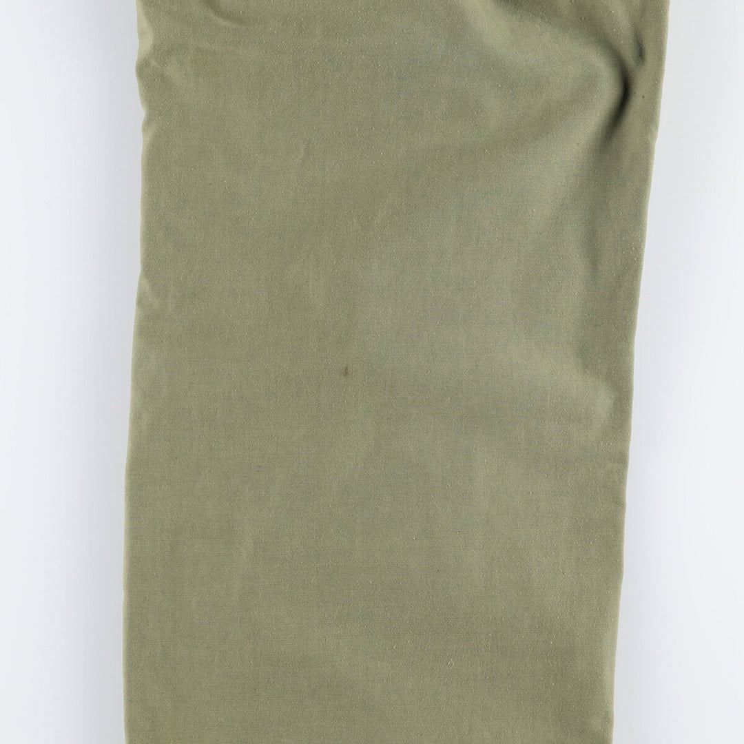 1970'S US Army M-65 Military Cargo Pants, Made in USA, Men's, W35 equivalent Nylon Khaki type sage green Vintage Second Hand