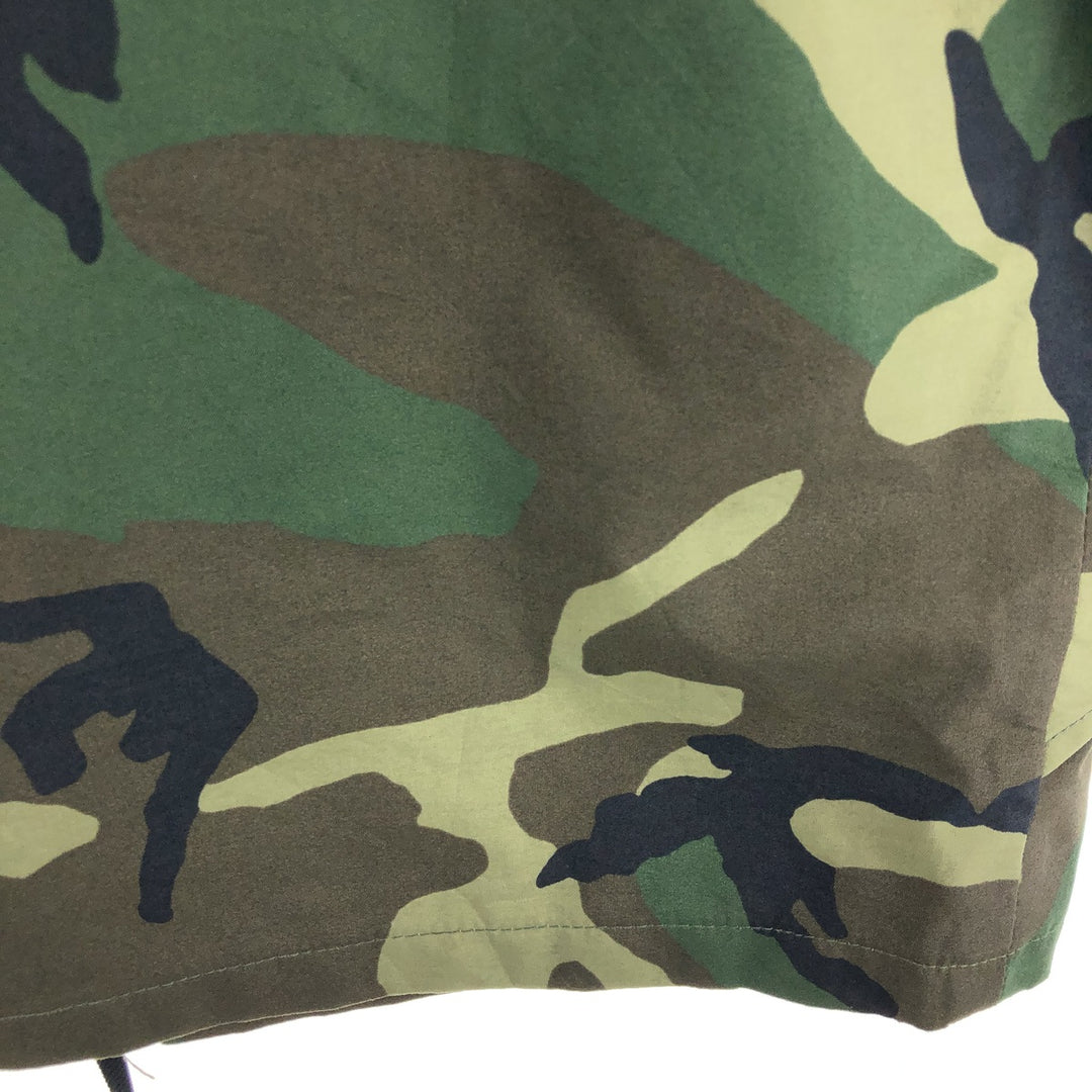 Genuine US military item, 00'S Woodland Camo ECWCS 1st GEN late model military Gore-Tex parka, MEDIUM-REGULAR, men's M equivalent Nylon Khaki type Vintage Second Hand