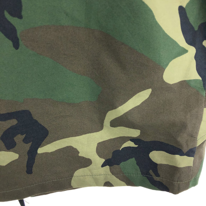 Genuine US military item, 00'S Woodland Camo ECWCS 1st GEN late model military Gore-Tex parka, MEDIUM-REGULAR, men's M equivalent Nylon Khaki type Vintage Second Hand