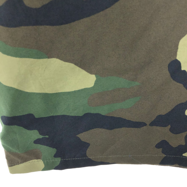 Genuine US military item, 00'S Woodland Camo ECWCS 1st GEN late model military Gore-Tex parka, MEDIUM-REGULAR, men's M equivalent Nylon Khaki type Vintage Second Hand