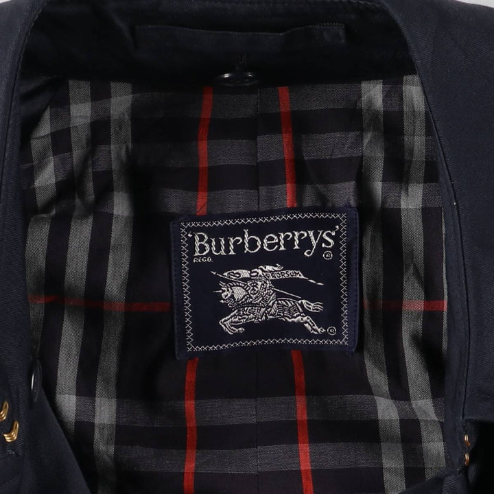 Burberry's trench coat, size M for men cotton navy blue type Vintage Second Hand