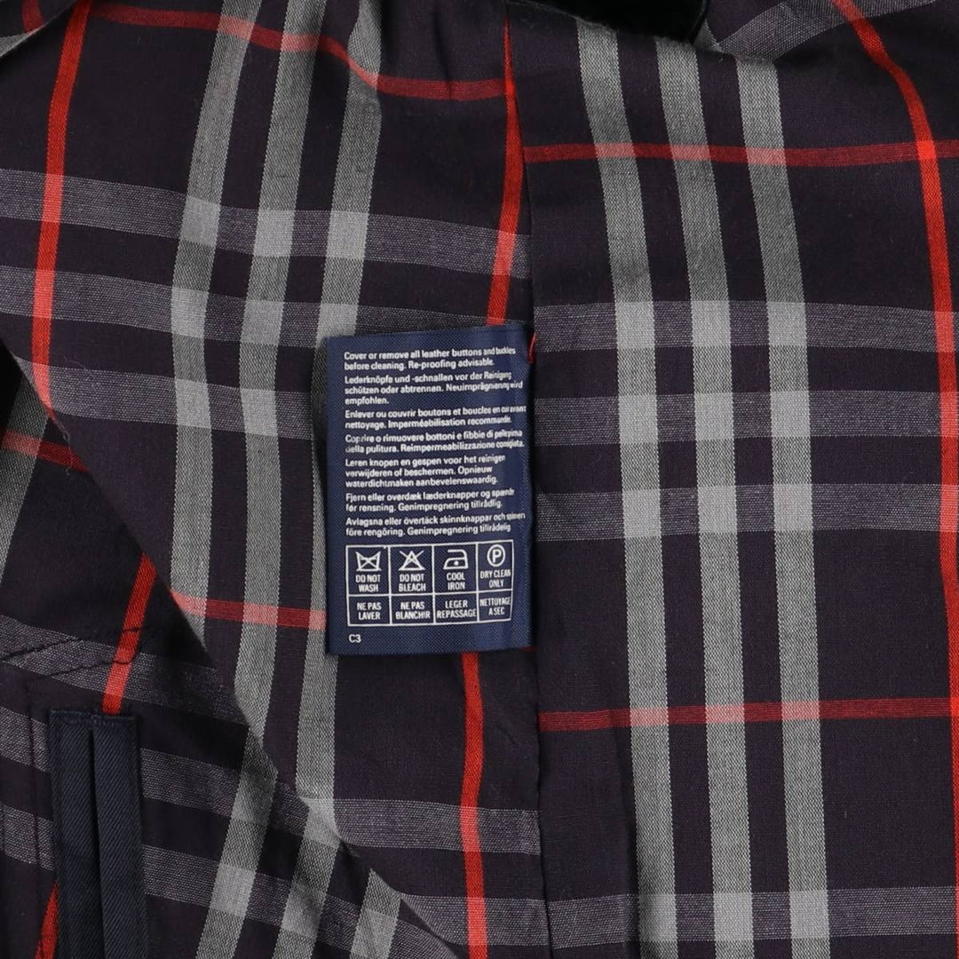 Burberry's trench coat, size M for men cotton navy blue type Vintage Second Hand