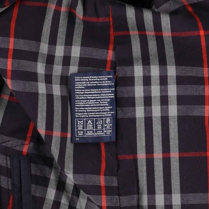 Burberry's trench coat, size M for men cotton navy blue type Vintage Second Hand