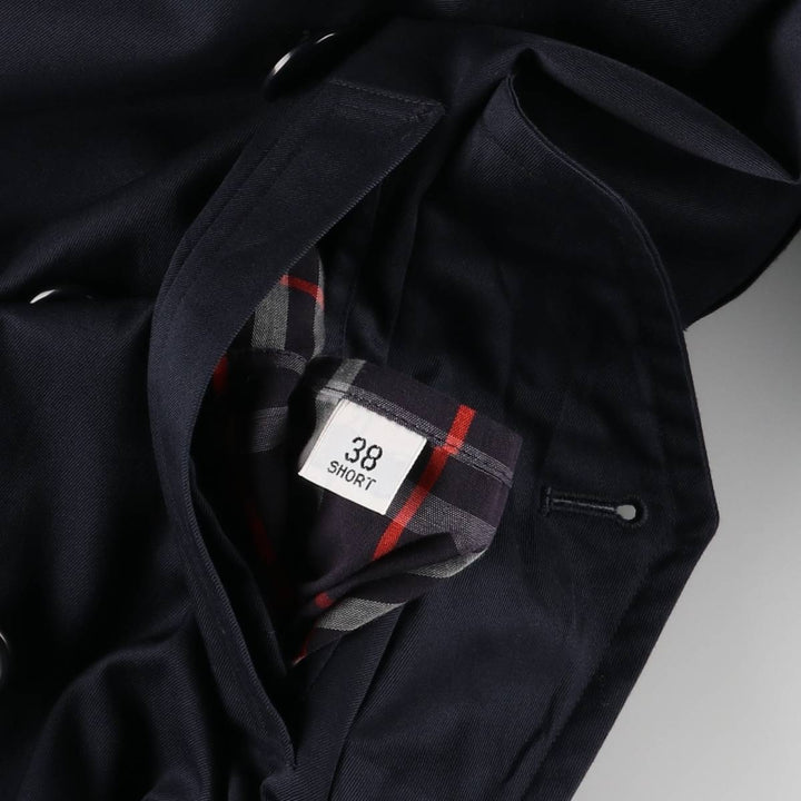 Burberry's trench coat, size M for men cotton navy blue type Vintage Second Hand