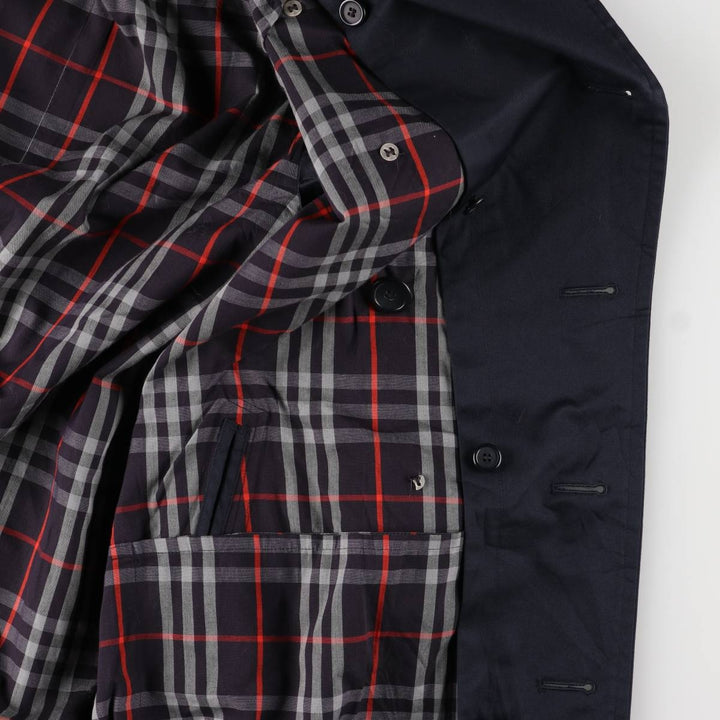 Burberry's trench coat, size M for men cotton navy blue type Vintage Second Hand