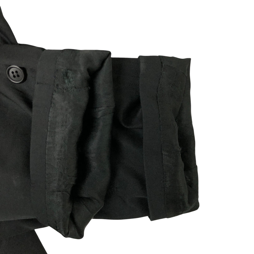 Burberry's Balmacaan coat, made in England, men's size L, vintage polyester black type Vintage Second Hand