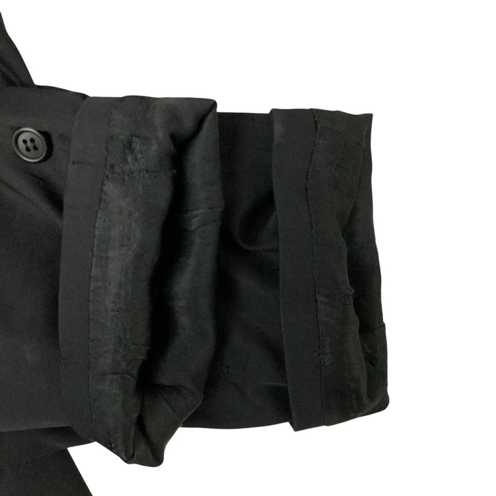 Burberry's Balmacaan coat, made in England, men's size L, vintage polyester black type Vintage Second Hand