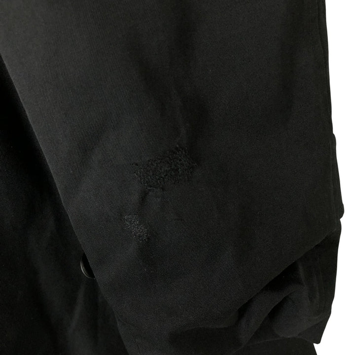 Burberry's Balmacaan coat, made in England, men's size L, vintage polyester black type Vintage Second Hand