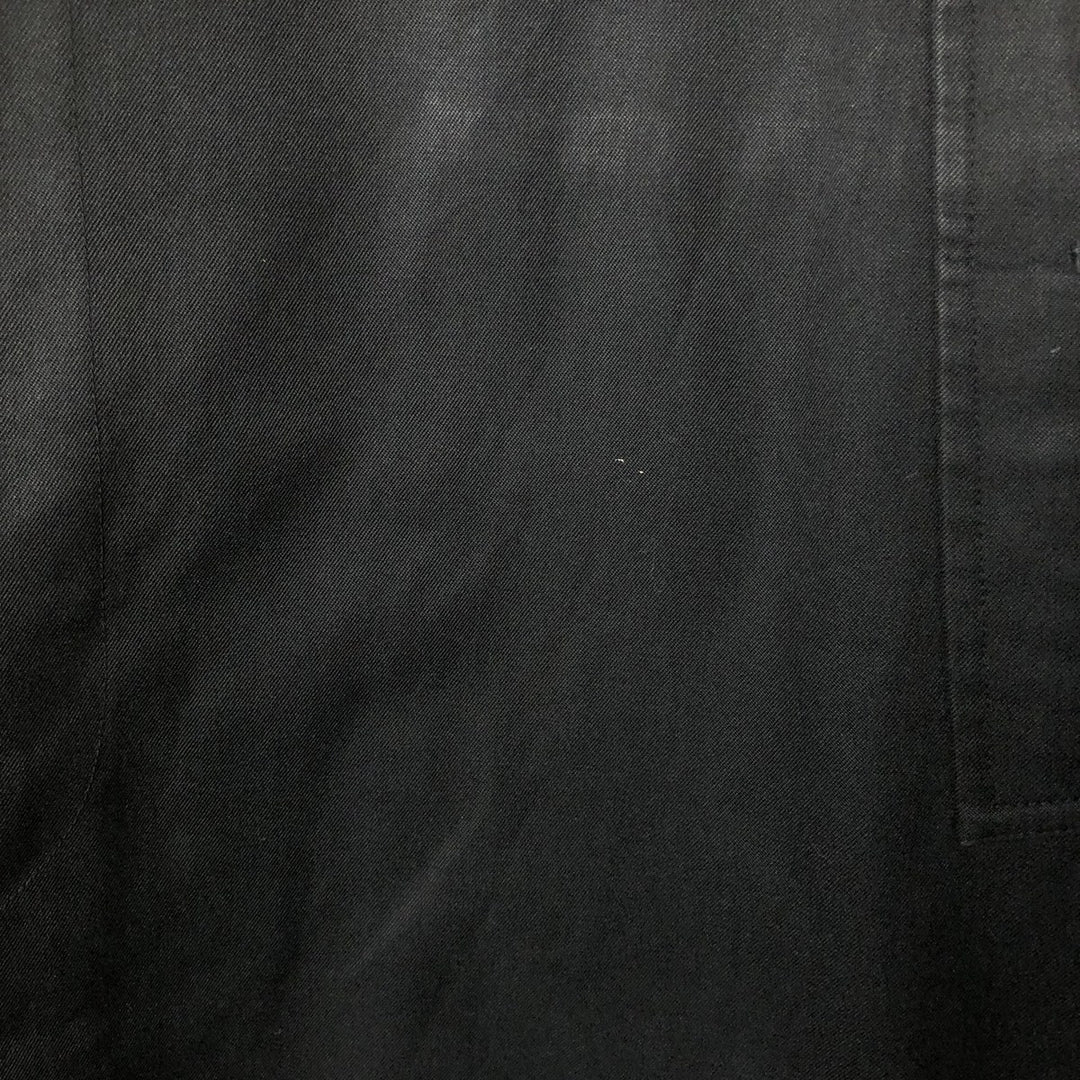 Burberry's Balmacaan coat, made in England, men's size L, vintage polyester black type Vintage Second Hand