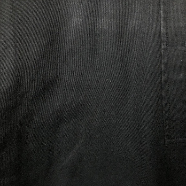 Burberry's Balmacaan coat, made in England, men's size L, vintage polyester black type Vintage Second Hand