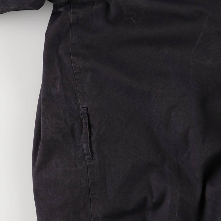 Burberry's 100% cotton trench coat, made in England, men's size XXL cotton black type Vintage Second Hand