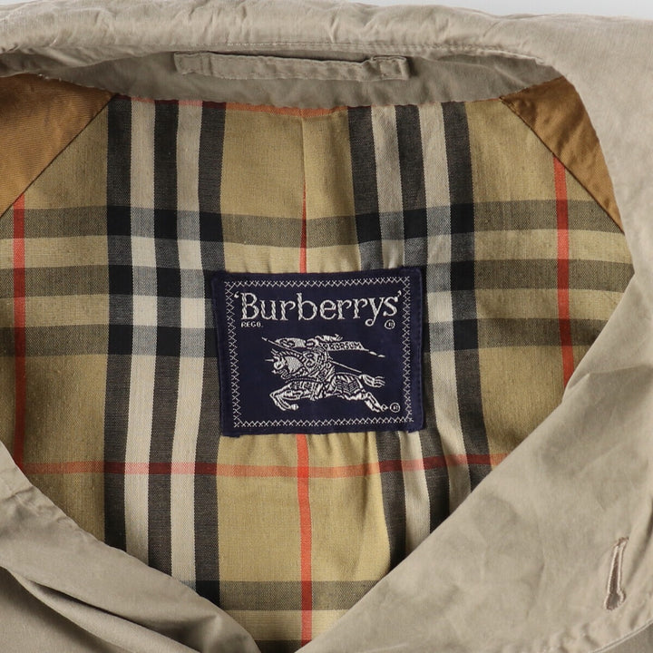 Burberry's 100% cotton Balmacaan coat, men's XL size /evb007359