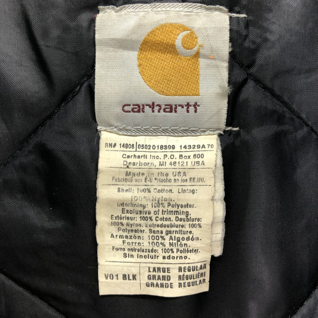 ~00'S Carhartt Duck Vest Made in USA Men's L size /evb007397