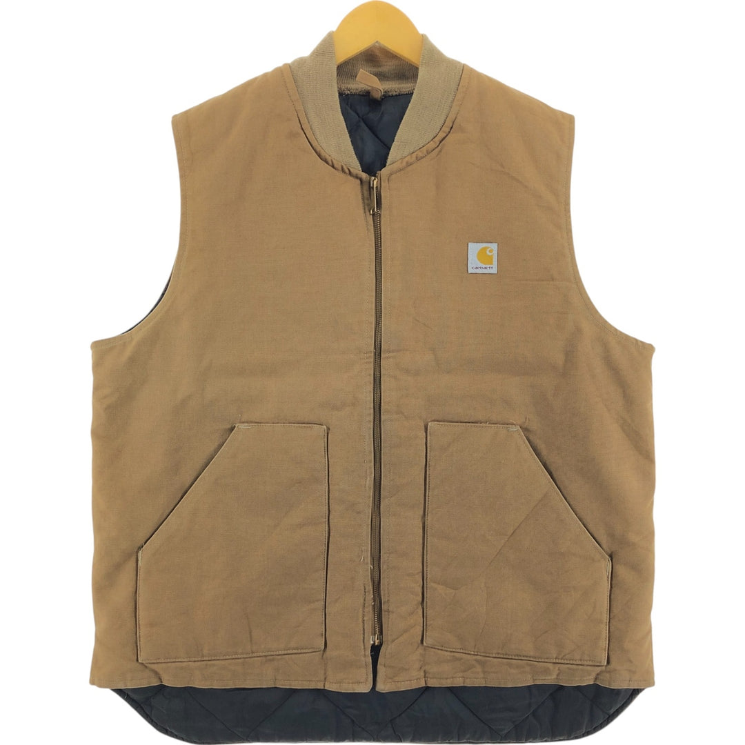 80'S Carhartt Duck Vest Made in USA Men's XL Vintage /evb007398