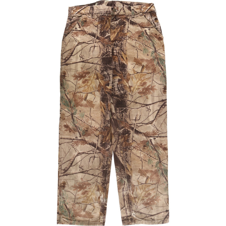 Carhartt Dungaree Fit Camouflage Pattern Real Tree Camo Duck Painter Pants Men's W36 equivalent /evb007423