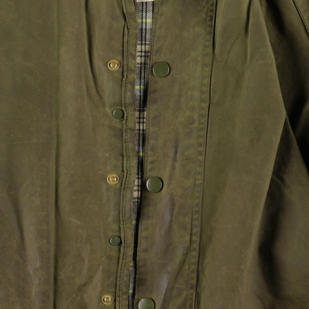 70s-80'S Barbour Game Fair 1 Warrant Waxed Cotton Oiled Jacket Made in England Men's L Size Vintage /evb007430