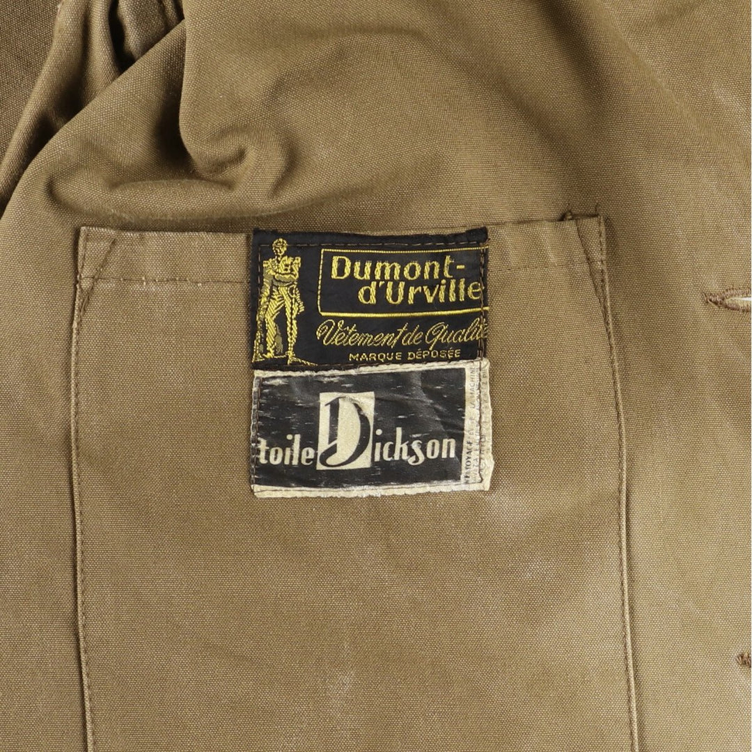 40s-50'S Dumont d'Urville French Hunting Jacket Men's L size Vintage /evb007441