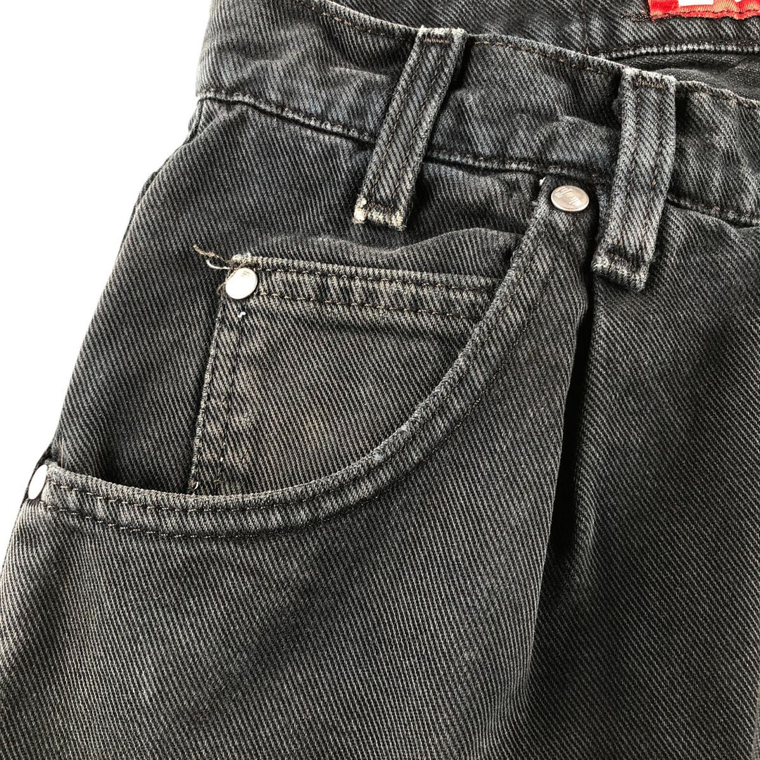 90'S Levi's Silver Tab LOOSE Black Denim Tapered Denim Pants Made in USA Men's W29 Vintage /evb007443