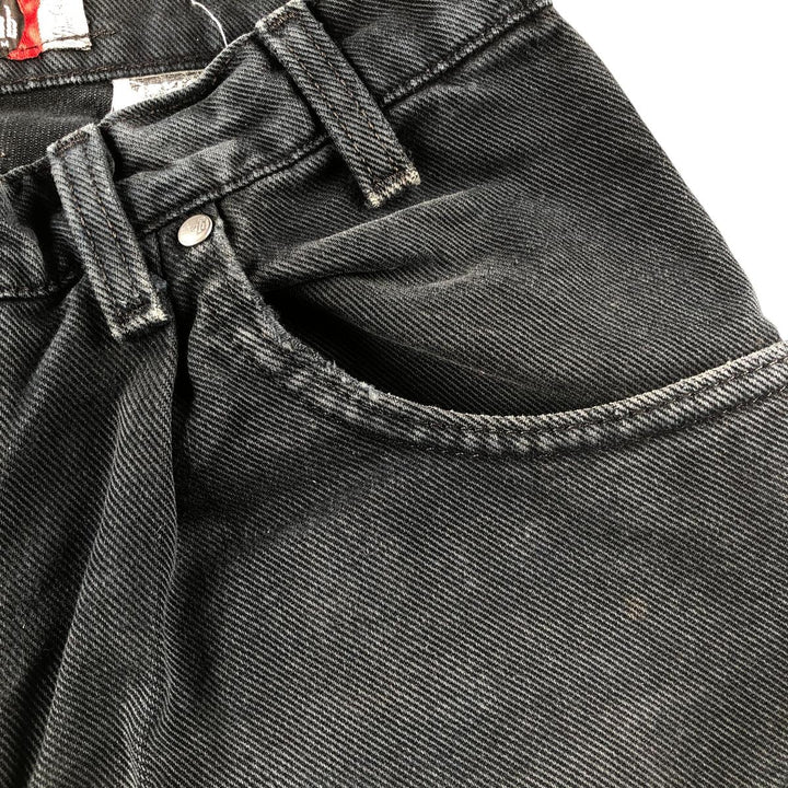 90'S Levi's Silver Tab LOOSE Black Denim Tapered Denim Pants Made in USA Men's W29 Vintage /evb007443