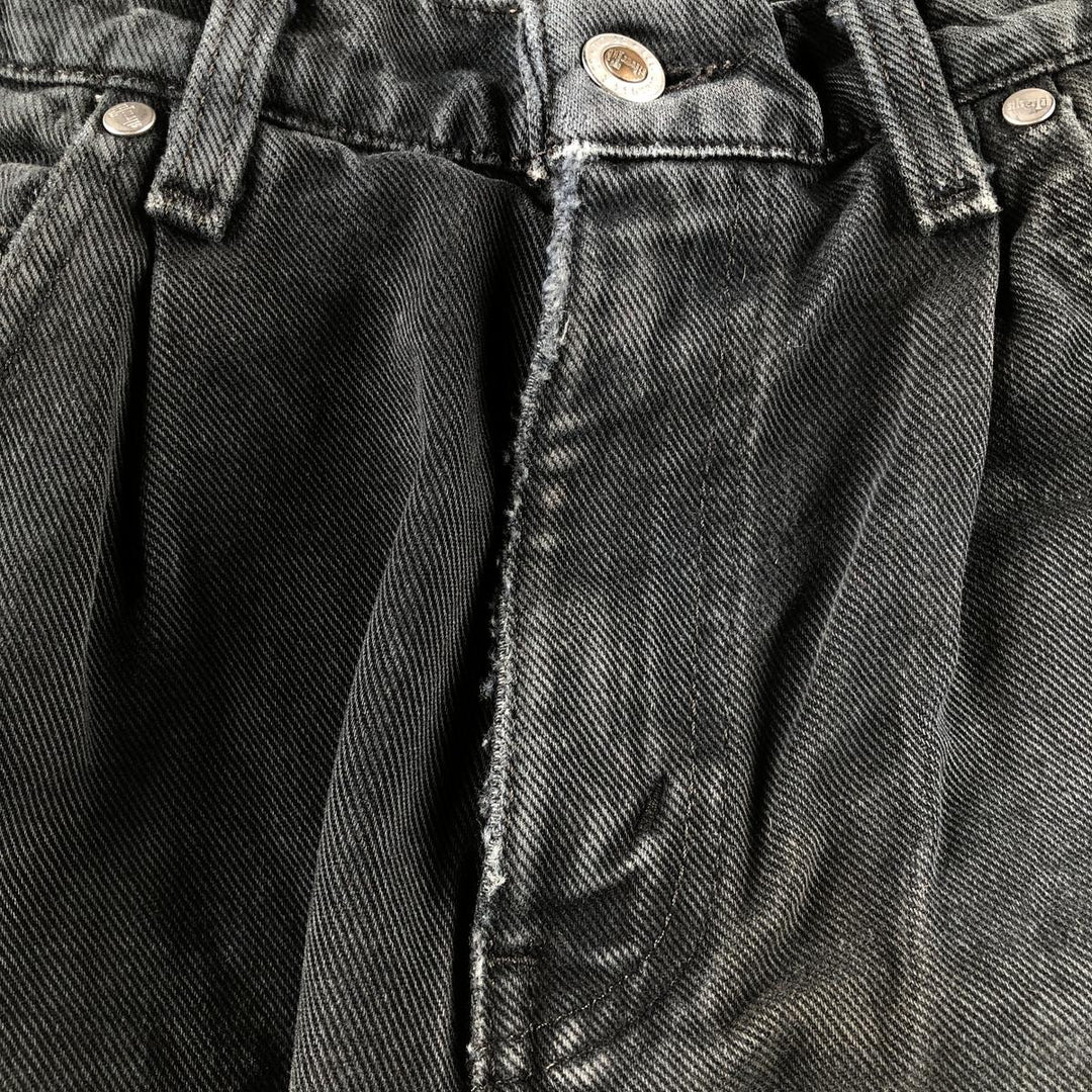 90'S Levi's Silver Tab LOOSE Black Denim Tapered Denim Pants Made in USA Men's W29 Vintage /evb007443