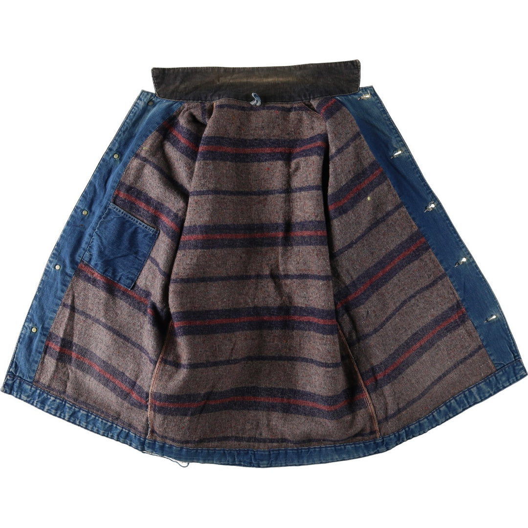 50s-60'S Power House Denim Coverall Made in USA Men's L Size Vintage /evb007477