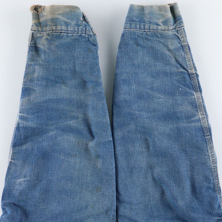 50s-60'S Power House Denim Coverall Made in USA Men's L Size Vintage /evb007477
