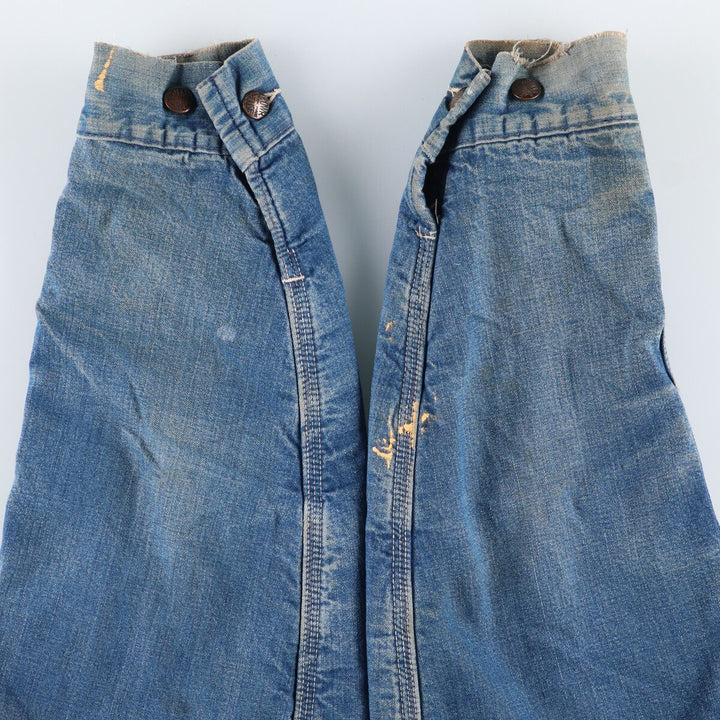 50s-60'S Power House Denim Coverall Made in USA Men's L Size Vintage /evb007477