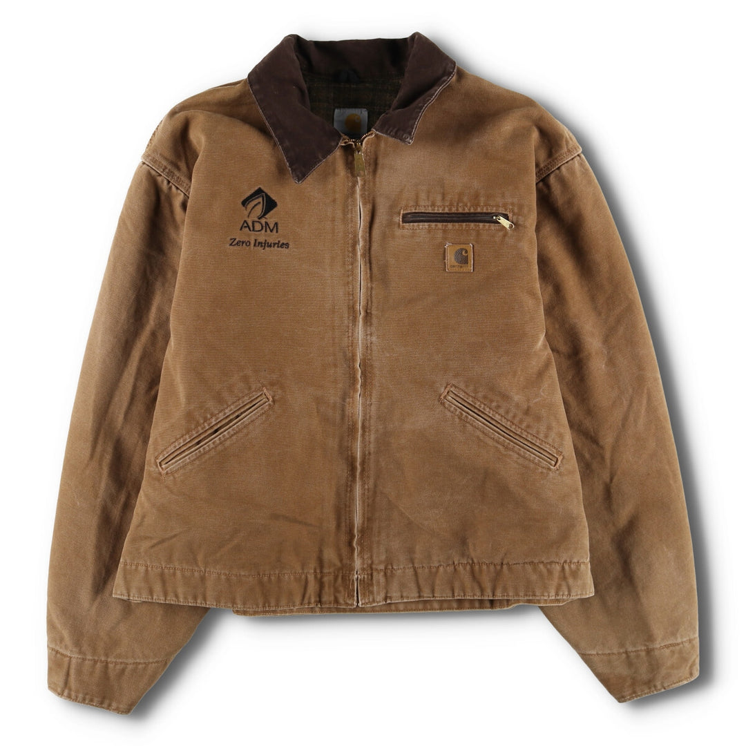 00'S Carhartt Detroit Jacket Duck Work Jacket Men's XXL /evb007487