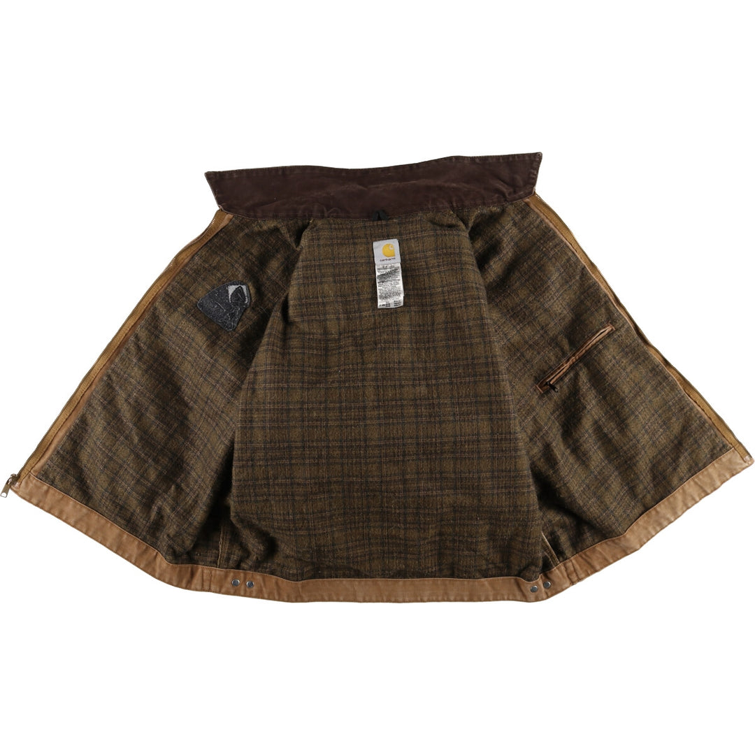 00'S Carhartt Detroit Jacket Duck Work Jacket Men's XXL /evb007487