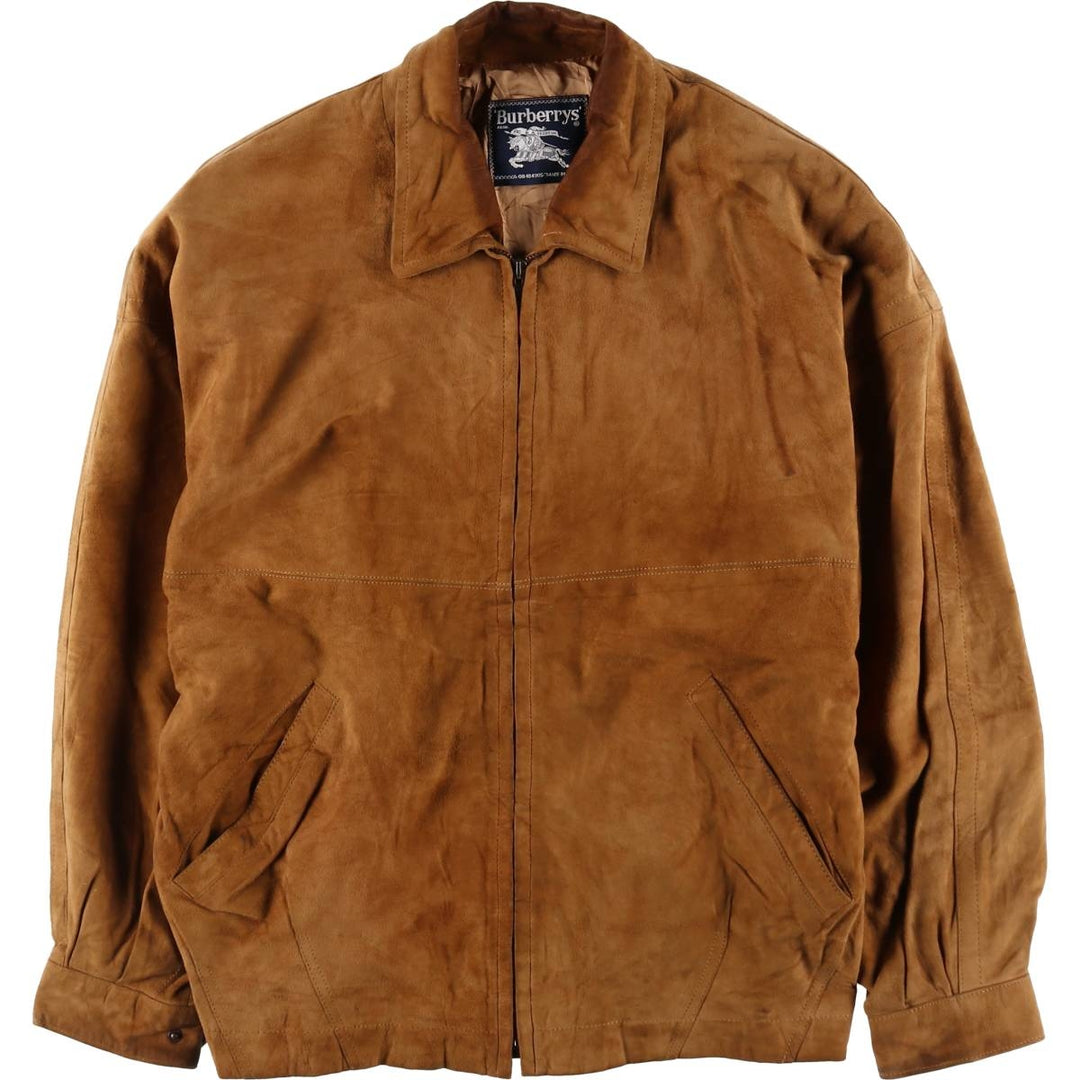 Burberry's Swing Top Type Suede Leather Sports Jacket Made in Spain Men's M size /evb007514