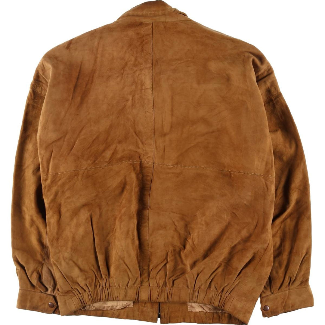 Burberry's Swing Top Type Suede Leather Sports Jacket Made in Spain Men's M size /evb007514