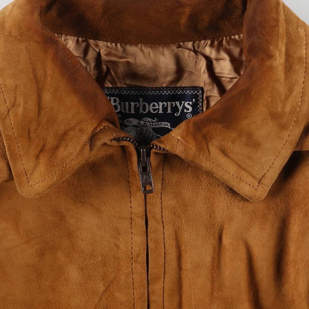 Burberry's Swing Top Type Suede Leather Sports Jacket Made in Spain Men's M size /evb007514