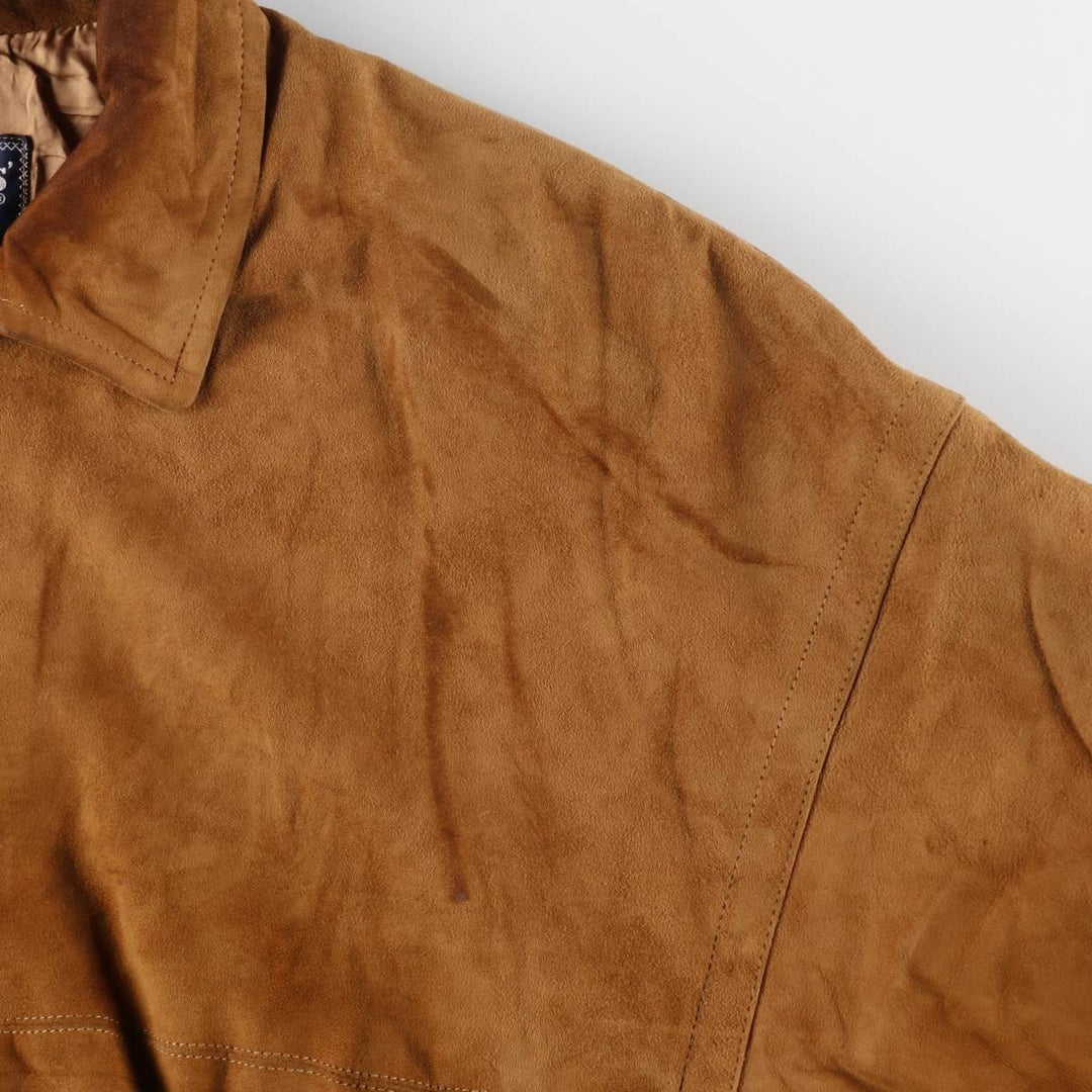 Burberry's Swing Top Type Suede Leather Sports Jacket Made in Spain Men's M size /evb007514