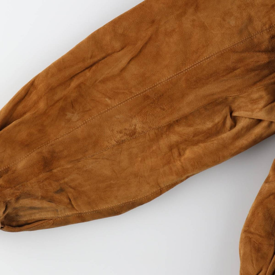 Burberry's Swing Top Type Suede Leather Sports Jacket Made in Spain Men's M size /evb007514