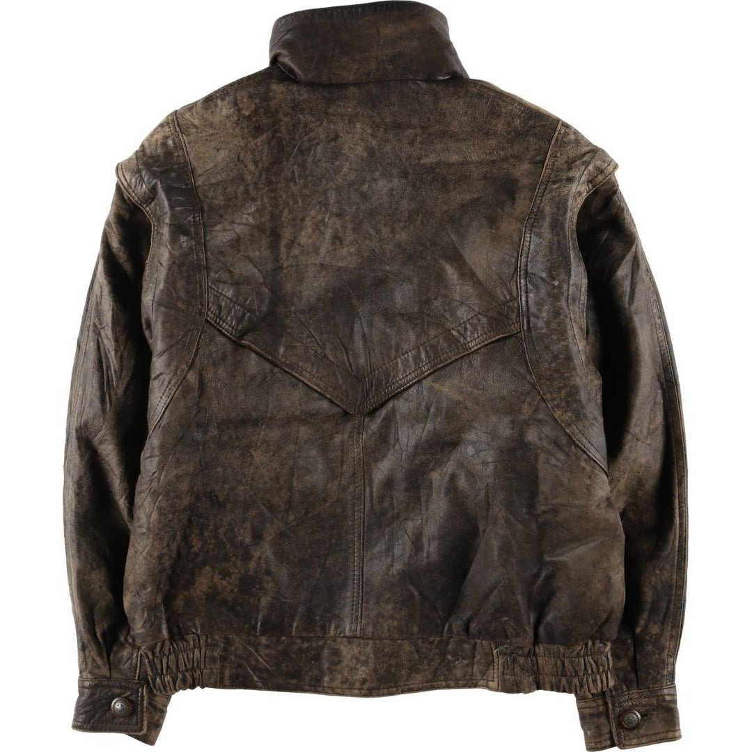 Leather blouson type, men's size L /evb007527