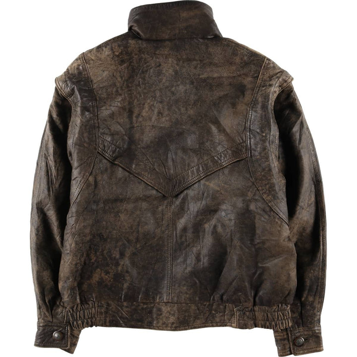 Leather blouson type, men's size L /evb007527