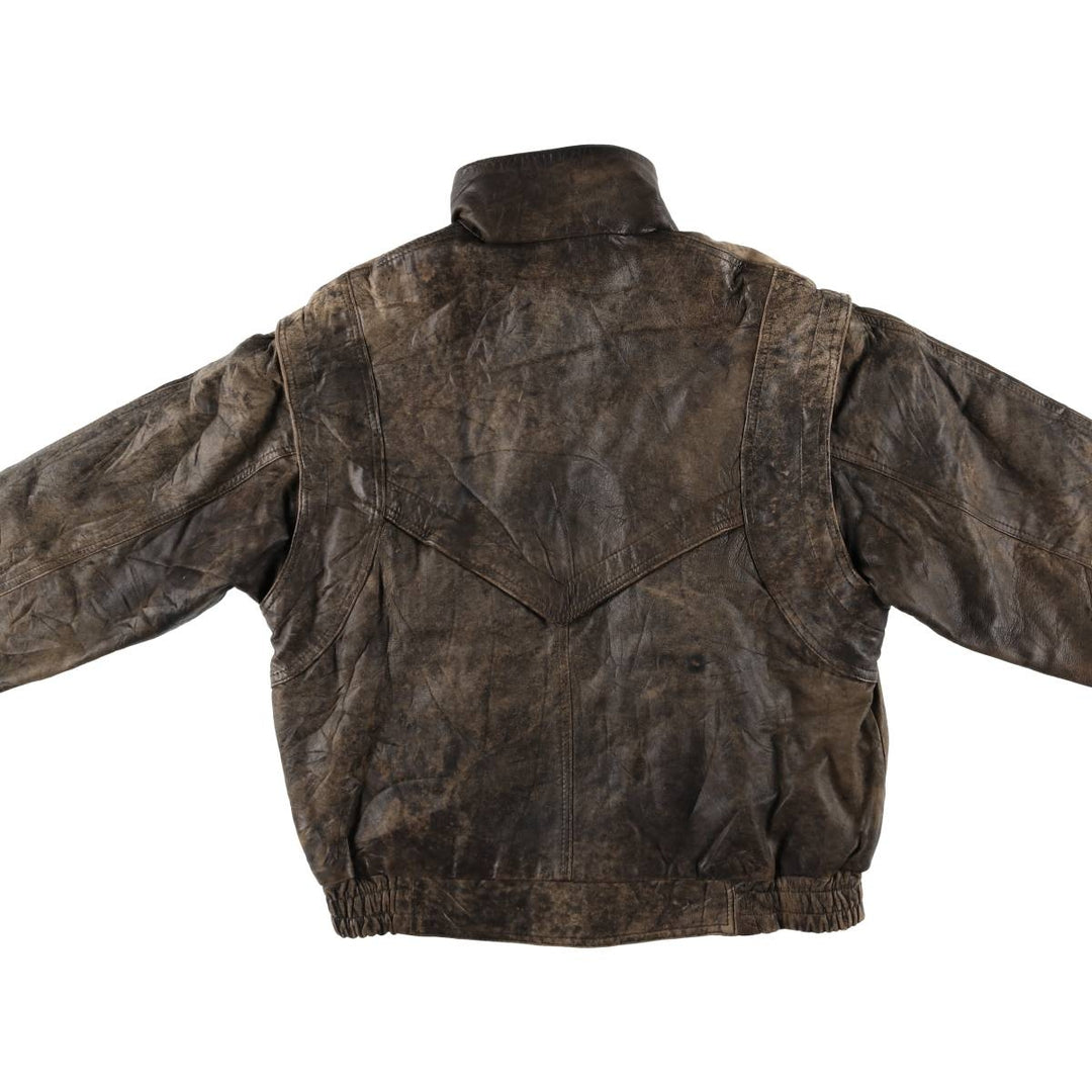 Leather blouson type, men's size L /evb007527