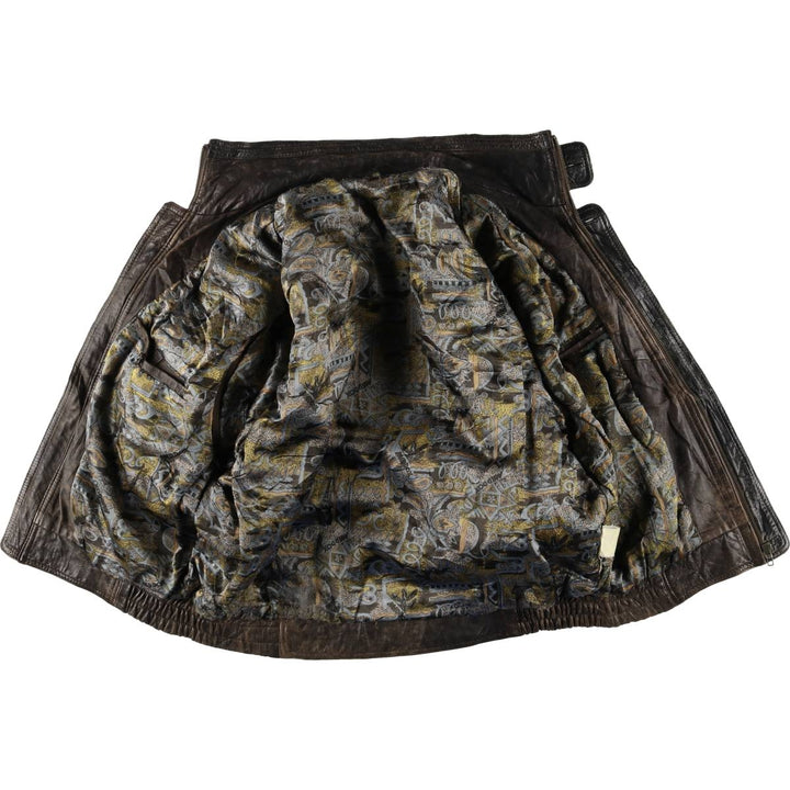 Leather blouson type, men's size L /evb007527