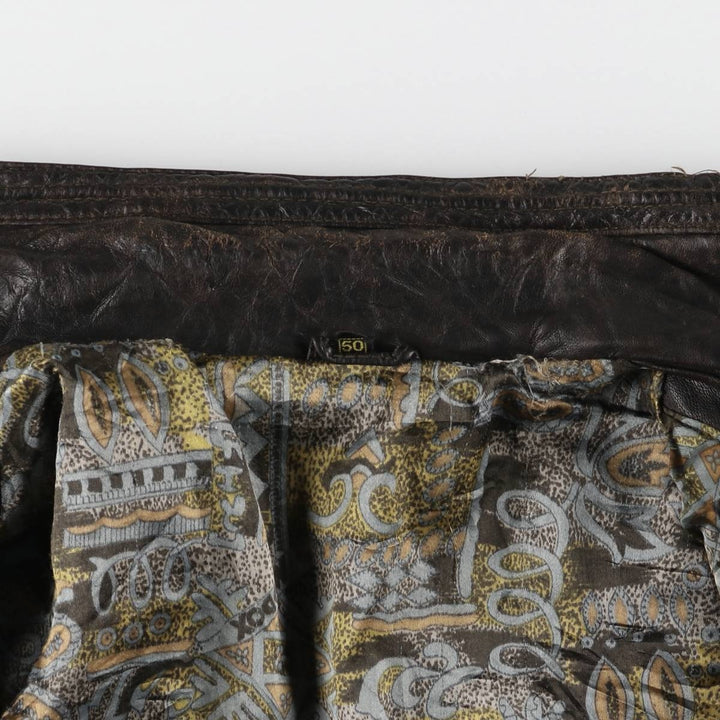 Leather blouson type, men's size L /evb007527