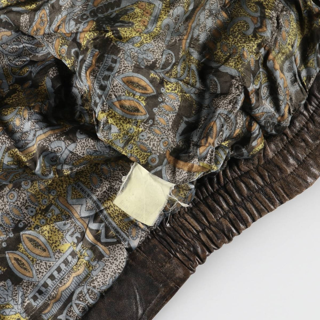 Leather blouson type, men's size L /evb007527