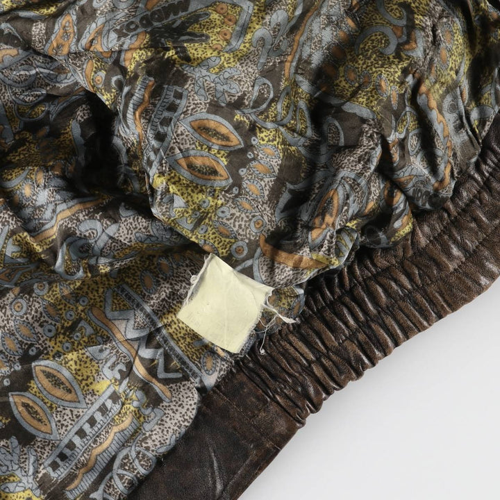 Leather blouson type, men's size L /evb007527