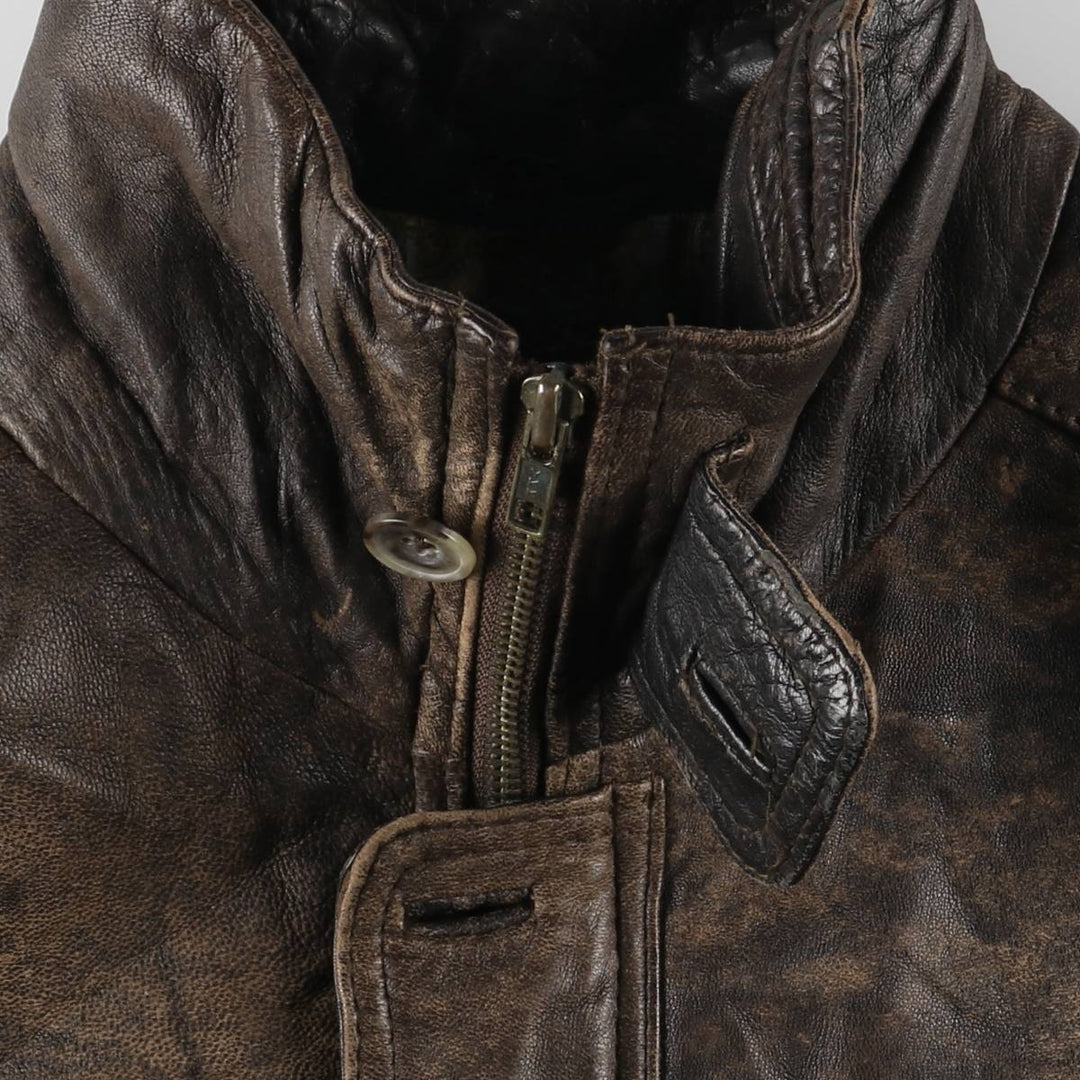 Leather blouson type, men's size L /evb007527