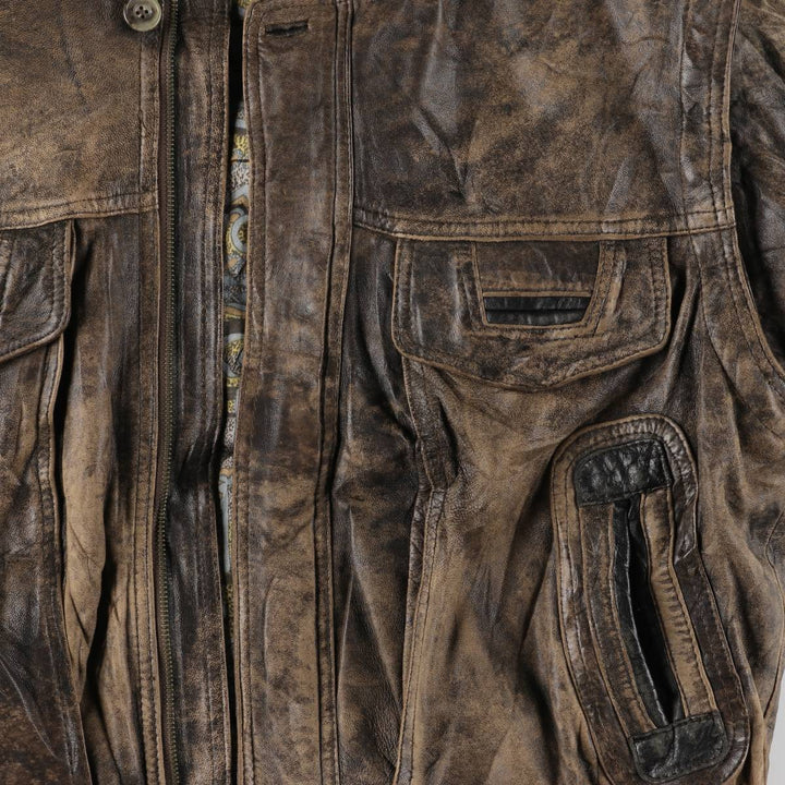 Leather blouson type, men's size L /evb007527