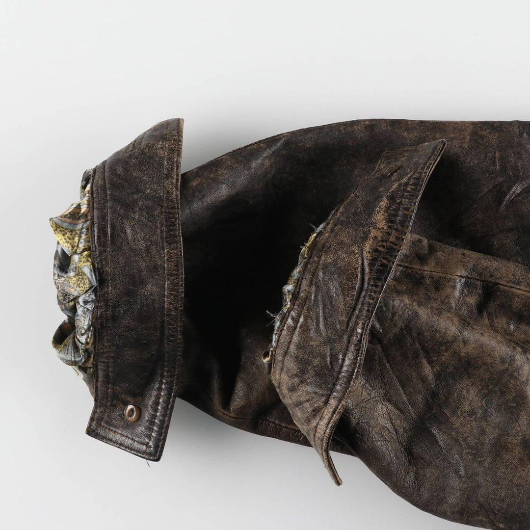 Leather blouson type, men's size L /evb007527