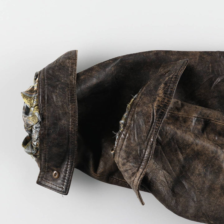 Leather blouson type, men's size L /evb007527