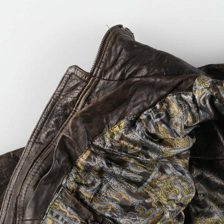 Leather blouson type, men's size L /evb007527