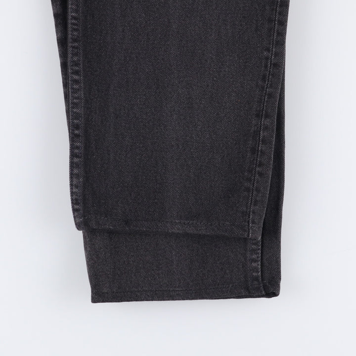 90'S Levi's 550 Relaxed Fit Tapered Leg Black Denim Tapered Denim Pants Made in USA Men's W31 cotton black type Vintage Second Hand